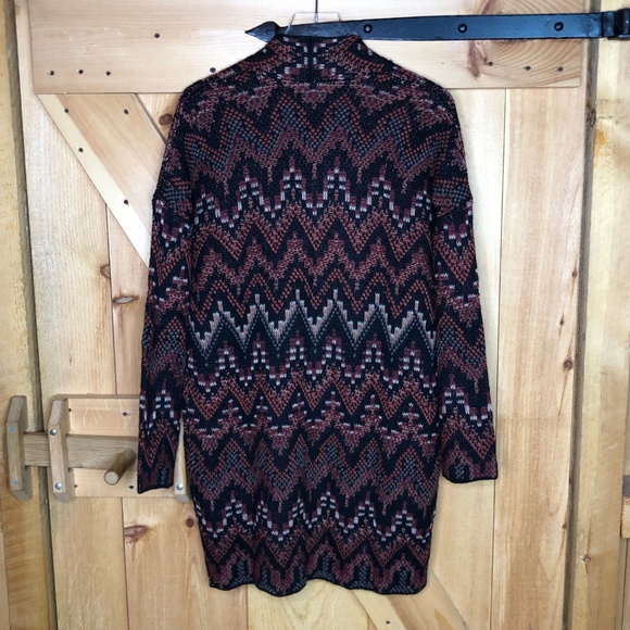 lucky brand | patterned knit cardigan - Picture 2 of 3